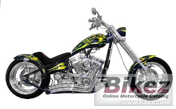 Big Titan radical rigid chopper picture and wallpaper from Bikez.com
